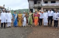आषाढी एकादशीनिमित्त को. ए. सो. हायस्कूल केळवणे येथे विद्यार्थ्यांची भक्तिमय दिंडी.